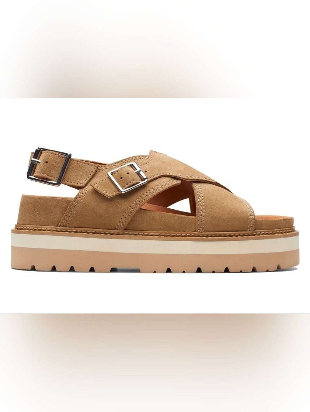 Clarks Women's Orianna Roam Dark Sand - Picture 2 of 10
